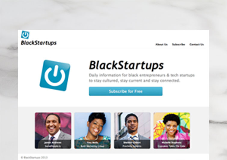 BlackStartups Website